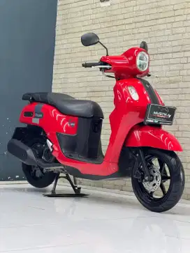 Obral dp500rb!!Yamaha Fazzio 2022 Red Glossy Plat Jatim-Mustika