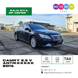 [ LOW KM ] CAMRY 2.5 V AT 2014 TOTAL DP 7 JUTA !!