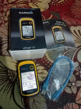 Gps Garmin eTrex 10 Bekas Mulus Full Sett Bergaransi
