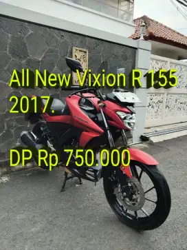 Vixion R 155 2017. Pajak ON. Mulus. Standar. Terawat. Cash/Kredit/TT