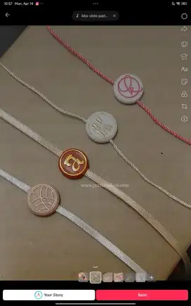 Custom tali hang tag butik