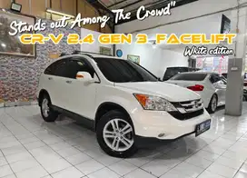 Honda CRV 2.4  Gen 3 Facelift AT 2010 Putih mutiara