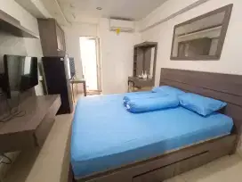 Bassura sewa studio furnish bulanan lantai rendah