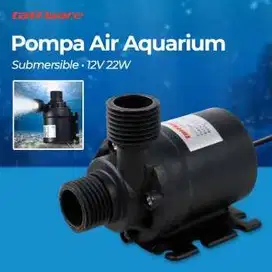 Pompa Air Aquarium Ikan Submersible Pump 12V 22W