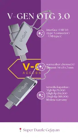 V-GeN OTG 3.0 Type C USB