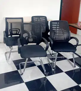 KURSI DAN MEJA KERJA MINIMALIS MODER, TERAWAT LIKE NEW