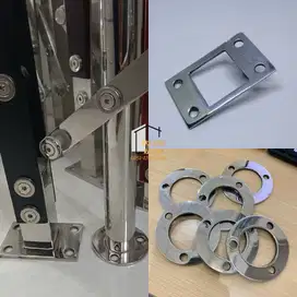 TAPAK TAING STAINLESS KOTAK DAN BULAT TAPAK PLENDES