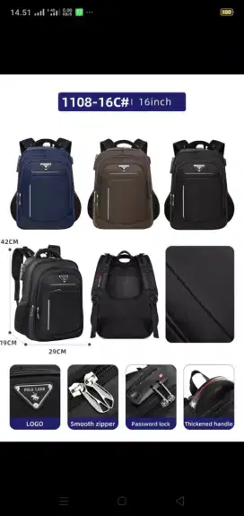 Tas ransel import terbaru
