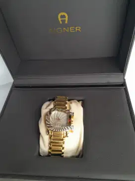Jam Aigner A31600 Swiss Quartz Diamond Original Second
