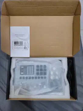 Second Soundcard Live Mixer RECCAM M16 48v Phantom Power Custome Pad