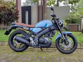 Yamaha XSR 155 VVA Light Blue Odo 35 Perak thn 2024 Koko Motor