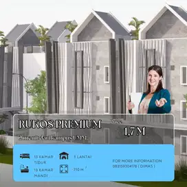 Cluster rumah kos eksklusif 3 lantai dekat kampus