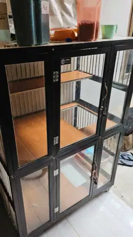 Kandang Alumunium XXL 90 x 60 x 120 Second Bekas Prelove Kucing Anjing