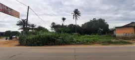 Tanah kosong di pinggir jalan raya  legok sebelah park serpong