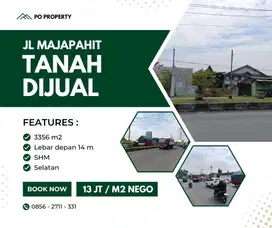 Tanah Ngantong Jalan Majapahit Cocok Untuk Usaha Otomotif / Gudang