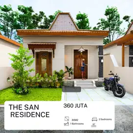Harga Murah, Hunian Joglo Modern Nuansa Asri View Kereta di Prambanan