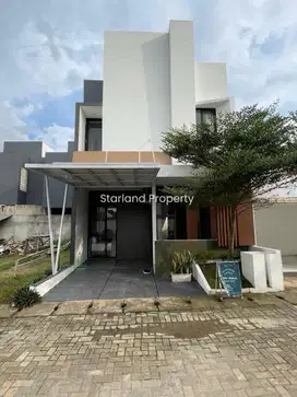 Rumah siap huni design modern ada kolam renang free biaya2 dipamulang