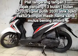 Honda Vario 110 led 2015 Combi break Cw asli Putih B tangerang pjk pjg