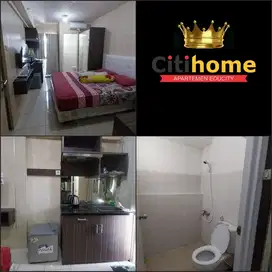 menyewakan apartemen educity 1br tahunan bycitihome