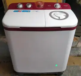 di jual mesin cuci sanken kapasitas 9 kg siap pakai