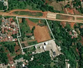 Dijual Tanah dekat Perempatan Jalan Raya Bojjonggede-Kemang Bomang