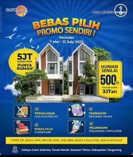 Panorama Sepatan 1 Hunian Mewah 2 LT utk Keluarga Mu