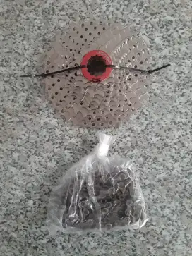 Sprocket 10 speed + Rantai 10 speed