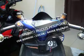 Yamaha Aerox 2017 Biru - Sudah Dual Cakram & Master Rem Radial