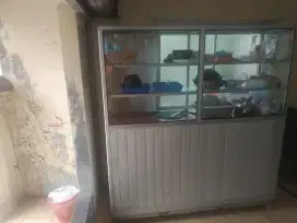 Gerobak aluminium warung
