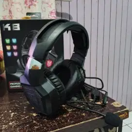 Headset Super Bass RGB LED with Microphone