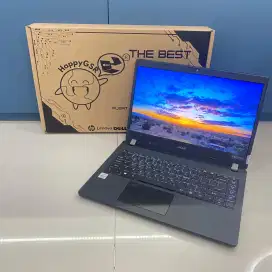 Laptop ACER TRAVELMATE i5Gen10 SSD COD free ongkir Garansi siap pakai