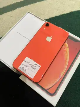 iPhone xr 128gb coral terdaftar (register) nego tipis