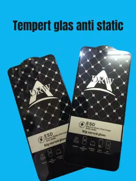 Tempert glas anti static Infinix