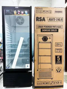 Kulkas Showcase RSA Agate 240 (4 Rak) LOW WATT