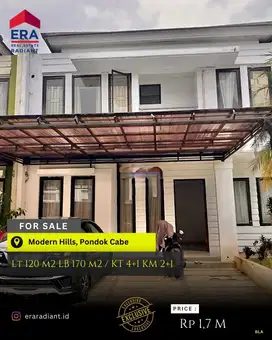 eraradiant.id | Rumah Dijual di Modern Hills, Pondok Cabe