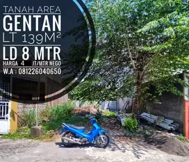 Jual Tanah Di Dalam Perumahan Area Gentan, Dekat Laweyan, Purswosari