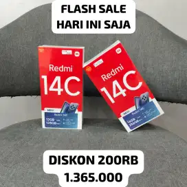 OBRAL XIAOMI REDMI 14C RAM 12/128 DISKON 200 RIBU