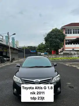 TOYOTA ALTIS 2011 G 1.8 cc 23jtTDP 2010 HITAM / 2012 ISTIMEWA