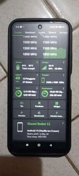 Redmi 12 Xiaomi Hyper OS Android 15 Ram 8/256 Minus WiFi Only Rp 999rb