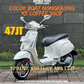 Piaggio Vespa SPRINT 150 IGET ABS LED Th 2020 WARNA PUTIH FAVOURITE