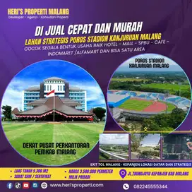 Tanah Murah Area Stadion Kanjuruan Kepanjen Malang