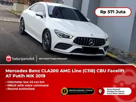 [ LOW KM ] Mercedes Benz CLA200 CLA 200 AMG (C118) Putih 2019/2020