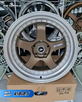 Velg Work wheels Ring 18 lebar 8,5 pcd. 5x114 et.30