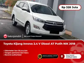 [ LOW KM ] Toyota Kijang Innova 2.4 V Diesel AT Putih 2018/2019