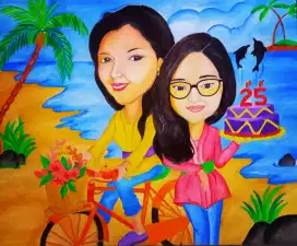 Jasa Lukis Dinding Disney