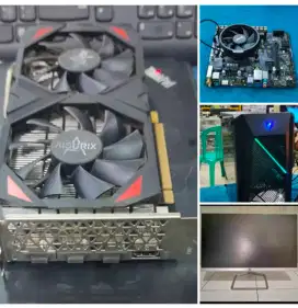Fullset Cpu AMD Ryzen 5 4500, VGA, LED 24w frameless
