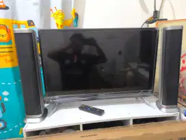 Tv Sharp Digital 32 inch Tower Speaker