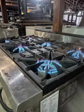 Stove 6 Burner with oven GETRA medium pressure uk 105×80×84
