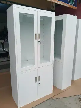 Lemari cabinet white new sale