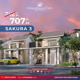 1 Unit Ready Stok Bukit Sakura 3 Citra Indah City Timur Cibubur
